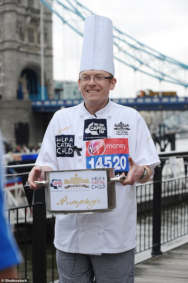 Chris, who famously ran the London Marathon flipping a pancake, also featured on ITV favourite Hell's Kitchen and Channel 4's Saturday Kitchen