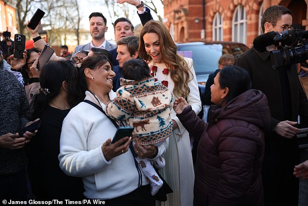 The Princess of Wales visits Leicester today on a trip highlighting local British Indian people