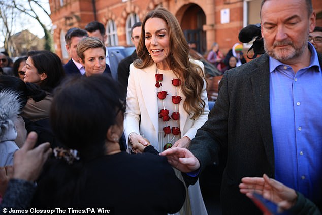 The Princess of Wales visits Leicester today on a trip highlighting local British Indian people