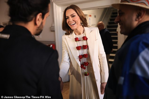 The Princess of Wales visits Leicester today on a trip highlighting local British Indian people