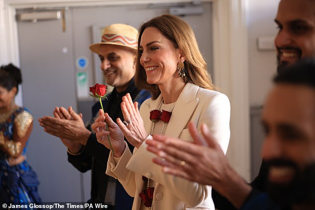 The Princess of Wales visits Leicester today on a trip highlighting local British Indian people
