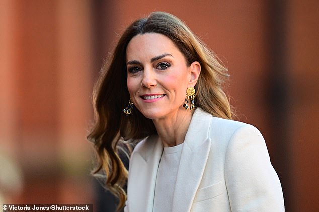 The Princess of Wales arrives at the Aakash Odedra Company in Leicester this morning