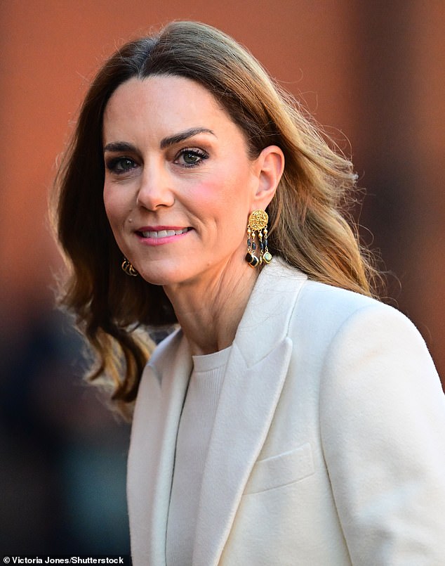 The Princess of Wales arrives at the Aakash Odedra Company in Leicester this morning