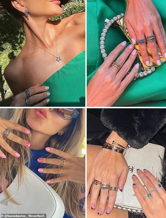 The influencer posted pictures of the stolen items on Instagram in the hope her followers may recognise them for sale online or in second-hand shops