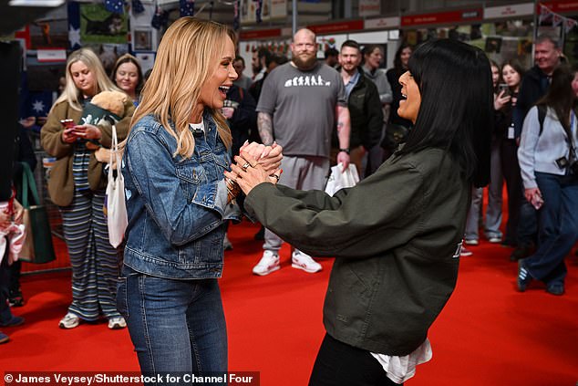 Amanda Holden and Claudia Winkleman present on the first day of Crufts 2026