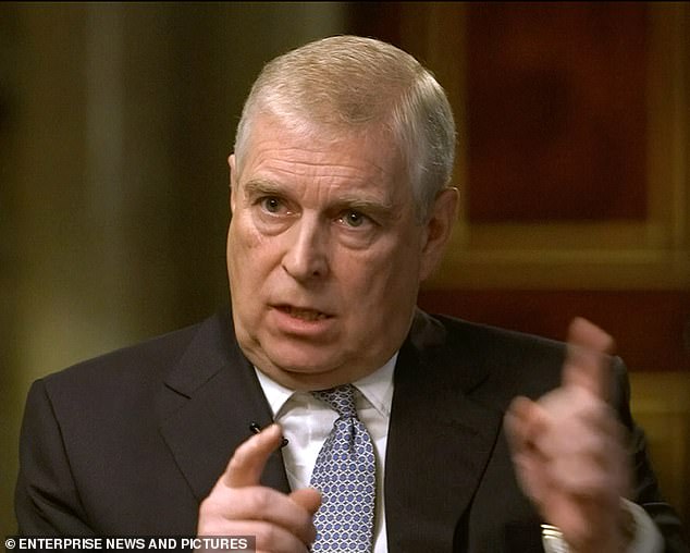 Interviewer Emily Maitlis landed a body blow on Prince Andrew (pictured during the interview) in that history-making Newsnight interview in 2019