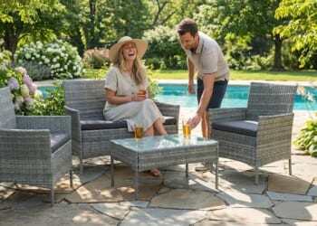 I've found a full rattan furniture set for under £90 at bargain retailer — just in time for warmer weather