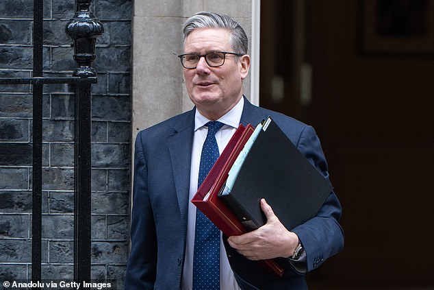 Sir Keir Starmer pictured on March 4, 2026 leaving Downing Street ahead of PMQs in the House of Commons