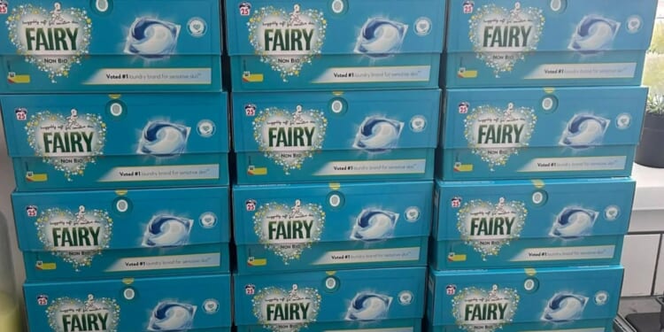 Mum begs people not to judge as she fills trolley with epic laundry bargain going for 10p a wash