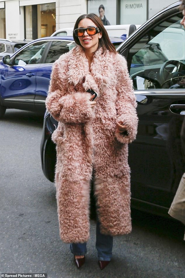 Jackie has been supporting her beloved boyfriend on his tour