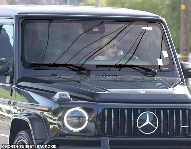 Just last month, the singer was spotted behind the wheel of her Mercedes SUV, appearing to break the law in LA with her cell phone pressed to her face