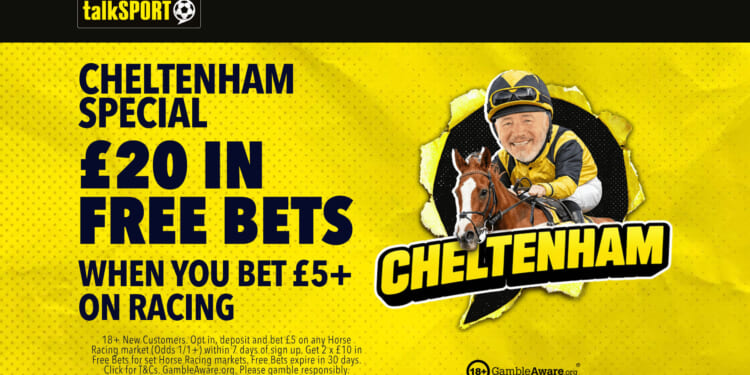 Get £20 in free bets when you stake £5 with talkSPORT BET