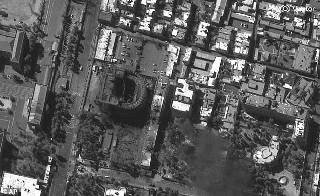 The damaged Presidential complex in Tehran where the US managed to kill Ayatollah Ali Khamenei