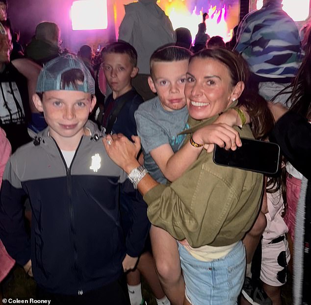 Wayne and Coleen, who wed in 2008, are also parents to Klay, 11, Kay, nine, and seven-year-old Cass