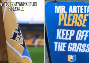 Mansfield take aim at Arsenal's set-piece tactics with cheeky social media jibe following Fabian Hurzeler's meltdown