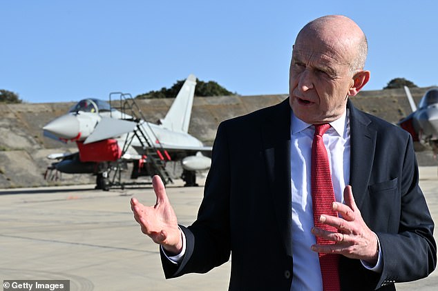 Starmer sent the Defence Secretary, John Healey, to RAF Akrotiri