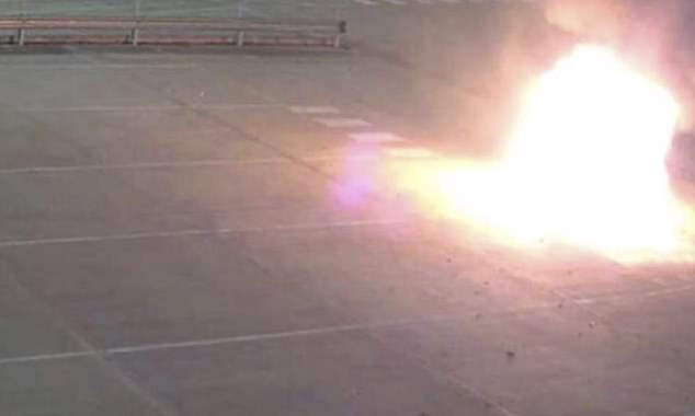 The only official statement in the UK about the alleged plot was issued by counter-terror police who confirmed a device had caught fire, nobody was hurt, and it was dealt with 'by staff and the local fire brigade at the time'