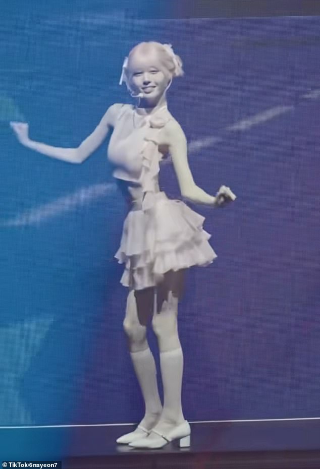 K-pop fans were horrified after a video of the performance made its way to social media, with many expressing concerns over her skinny figure