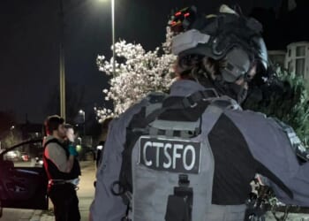 Four men arrested at gunpoint by counter-terror cops over 'Iranian spying plot aimed at Jewish targets in UK'