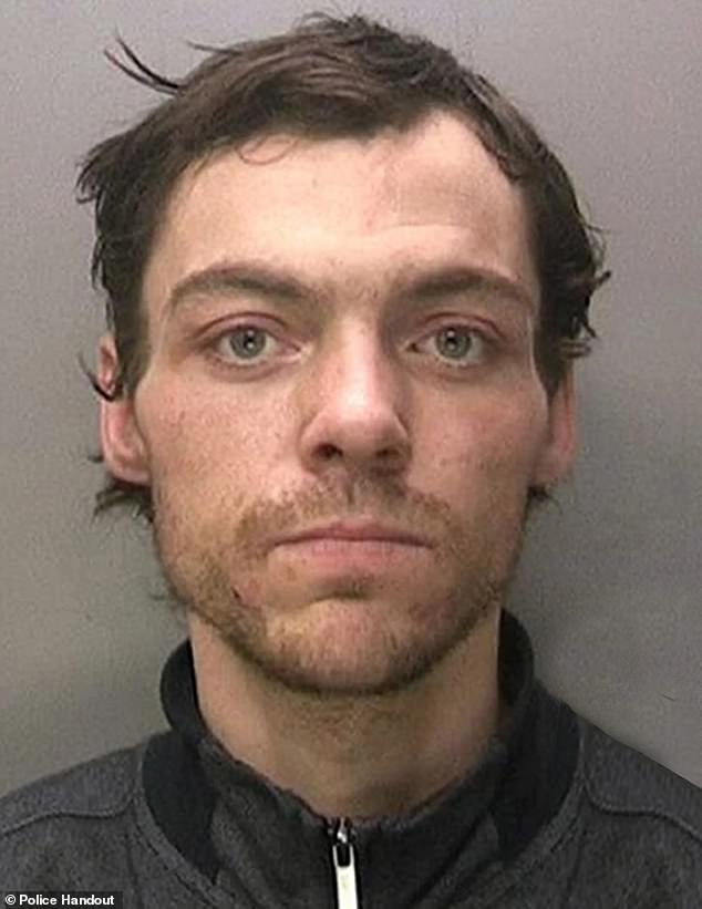 Another prisoner, reportedly triple murderer and rapist Anthony Russell (pictured), beat Huntley repeatedly round the head with a 3ft metal pole snatched from a recycling crate, leaving the Soham killer unconscious on the floor in a growing pool of blood