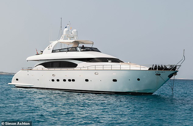 Yachts like this one cost between £7,000 and £20,000 a day ¿ and that's without taking fuel into account