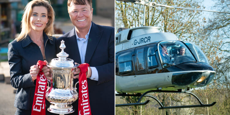 Chopper-flying Mansfield power couple bought club for £1 and are ready to down Arsenal's quadruple dream