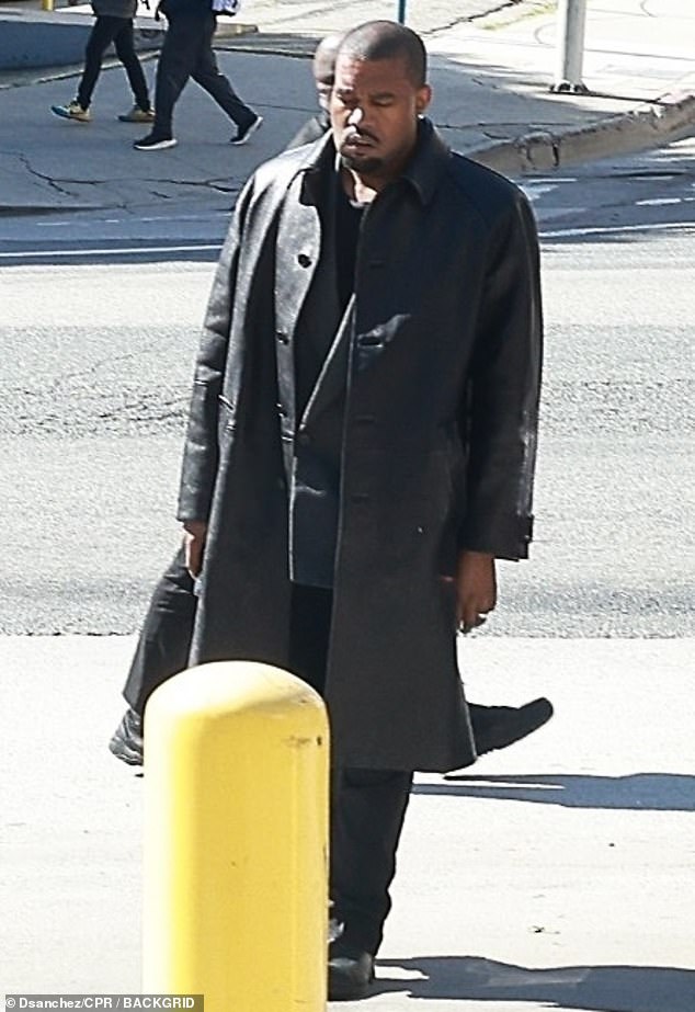 One day earlier, West's wife Bianca Censori had been seen in an unusually conservative skirt and cardigan as she headed to court to testify in the case