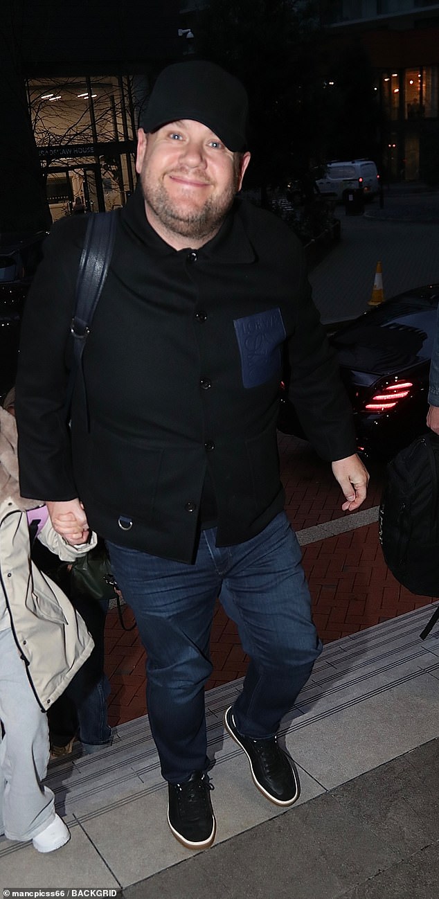 And a host of famous faces also got in on the action, including Harry's longtime pal James Corden