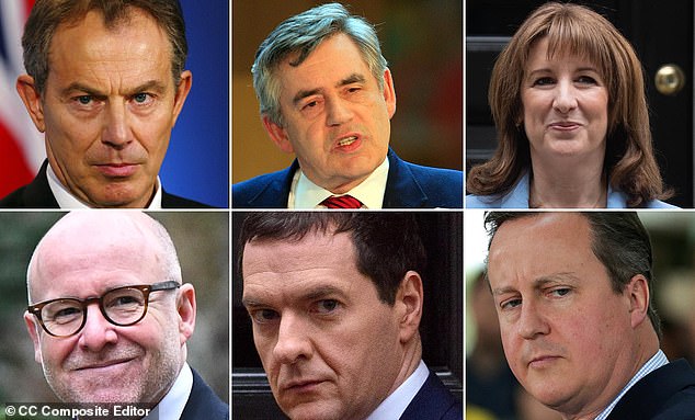 Audit of the guilty: Tony Blair, Gordon Brown, Rachel Reeves, Lord Hermer, George Osborne and David Cameron
