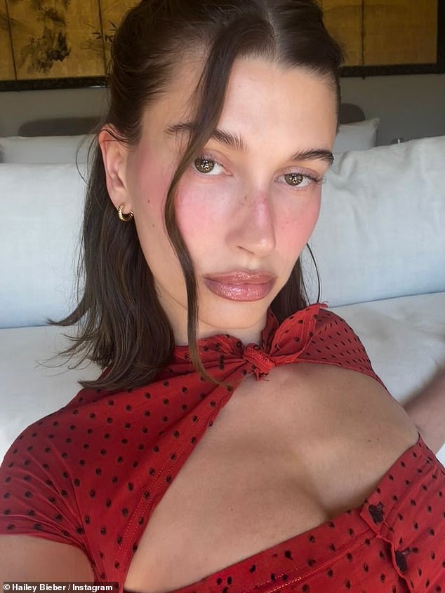 Hailey was active on Instagram on Friday evening