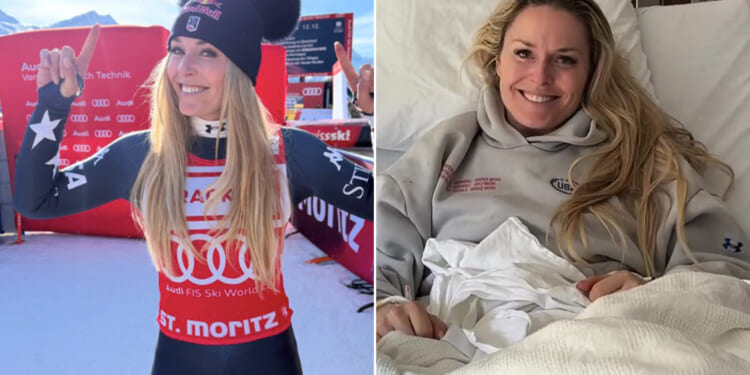 'Why am I crying?' - Lindsey Vonn in tears as she reveals she's about to lose precious title after horror Olympic crash