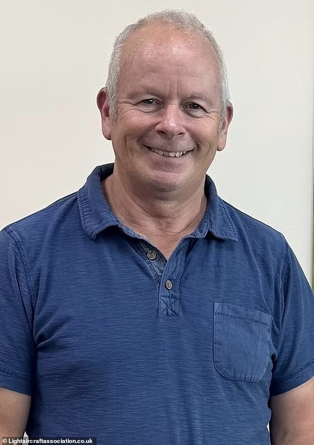 Former airline pilot Neil Oakman was driving the plane when it either stalled or lost power after take-off