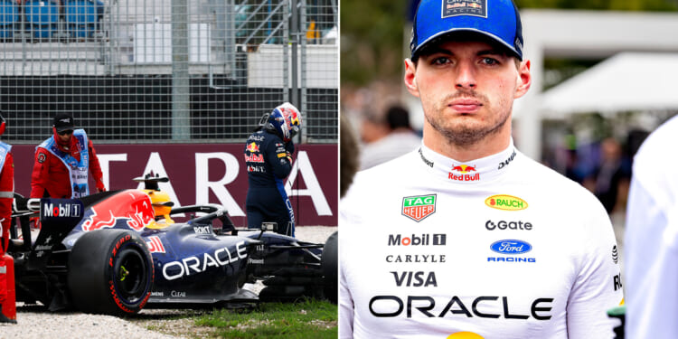 Max Verstappen undergoes emergency X-ray on hands after 'very weird' Australian GP qualifying crash leaves him baffled