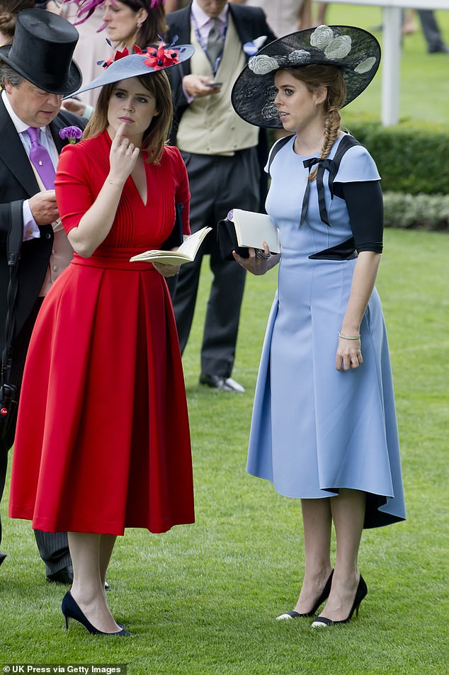 Princesses Beatrice and Eugenie arrived at Ascot in 2017 with the Royal Family despite a late night out at the V&A Soirée the night before