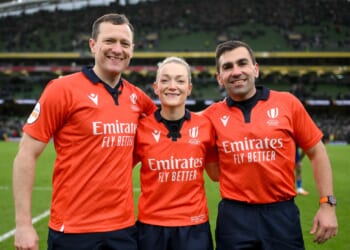 Who is Italy vs England referee Luc Ramos?