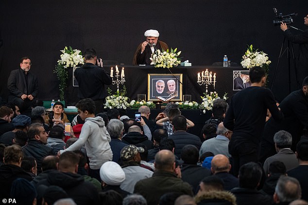 The Islamic Centre of England held a vigil in 2020 to mark the death of General Qasem Soleimani