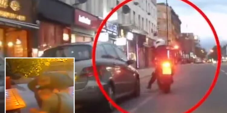 Moment diners run for cover as man opens fire on restaurant hitting girl, 9, while she ate ice cream as family speak out