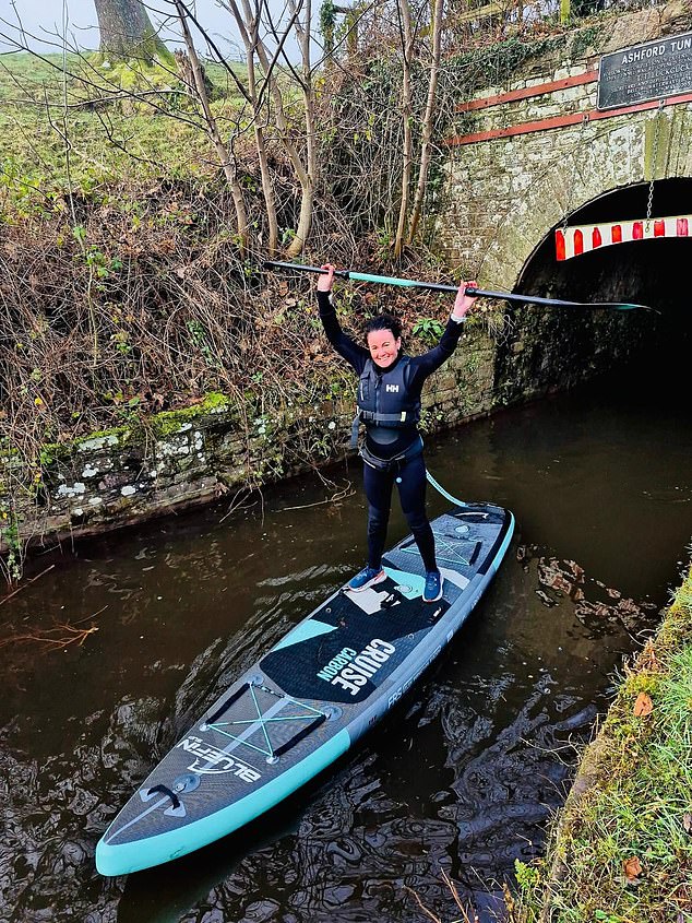 Janine eventually discovered that a combination of diet and exercise was the solution to her skin condition and lost three stone in the process