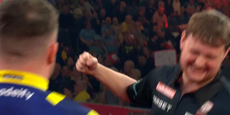Darts star Kevin Doets 'punches' Luke Littler in shock reaction to UK Open defeat