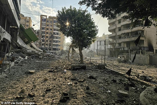 GCC countries have been targeted in retaliatory strikes from Iran this past week. Pictured is the aftermath of an Israeli airstrike in Beirut's suburbs on Saturday