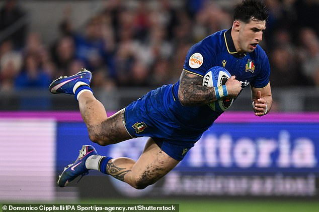 Star centre Tommaso Menoncello scored a crucial try for the hosts after cutting a great line