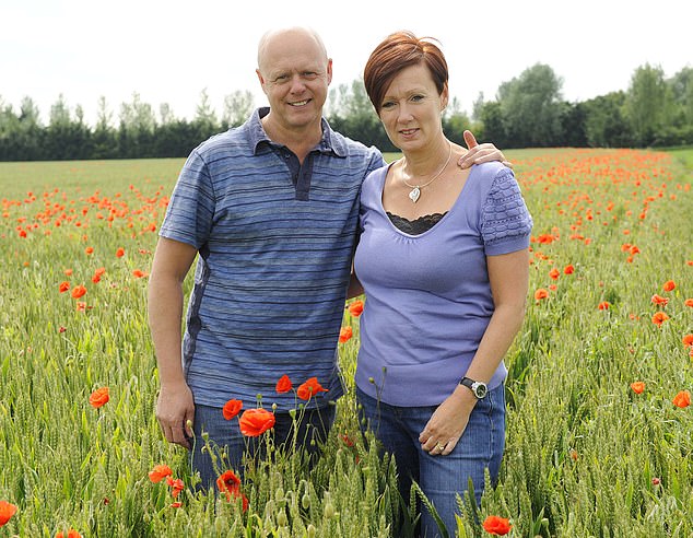 Kevin and Nicola Wells in 2012 after their last public engagement marking 10 years since Holly's death