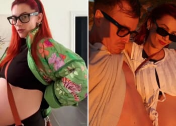 Strictly’s Dianne Buswell shows off her huge bare baby bump after fake rumours she’s already given birth