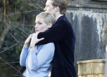 Taylor Swift's ex Joe Alwyn spotted getting cosy with co-star Julia Franz Richter while filming new movie in London