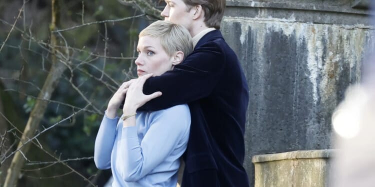 Taylor Swift's ex Joe Alwyn spotted getting cosy with co-star Julia Franz Richter while filming new movie in London
