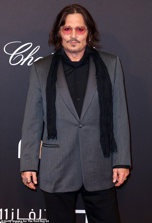 It was recently revealed that Depp - who had met the late actor years earlier - let Dane live 'rent-free' in one of his homes to help ease his financial worries amid his health battle; Depp seen in 2025 in Saudi Arabia