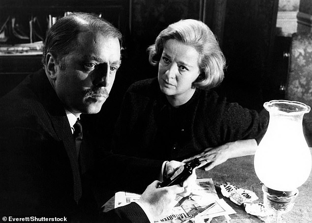 Weisz, 56, stars with Succession's Matthew Macfadyen in a remake of a 1964 classic (pictured) which had Kim Stanley (right) and Richard Attenborough (left) in the lead roles