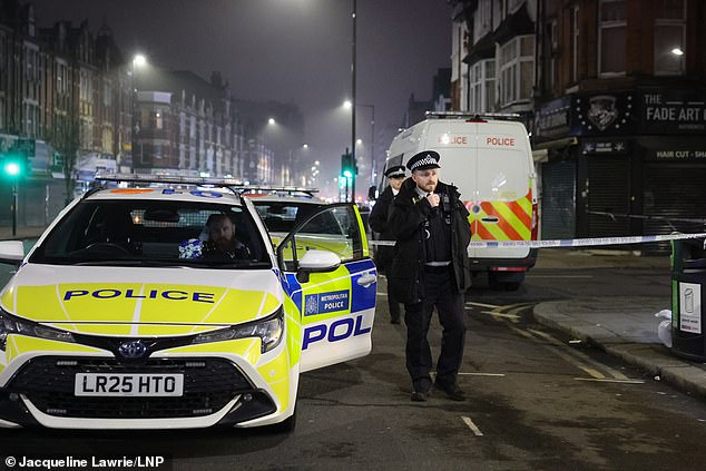 A man in his 40s was taken to hospital by the London Ambulance Service where his condition has been deemed neither life-threatening nor life-changing