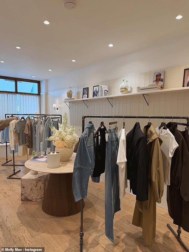 The Maebe Village pop-up was an immersive experience featuring shopping, coffee, food and wine, and was held to celebrate International Women's Day