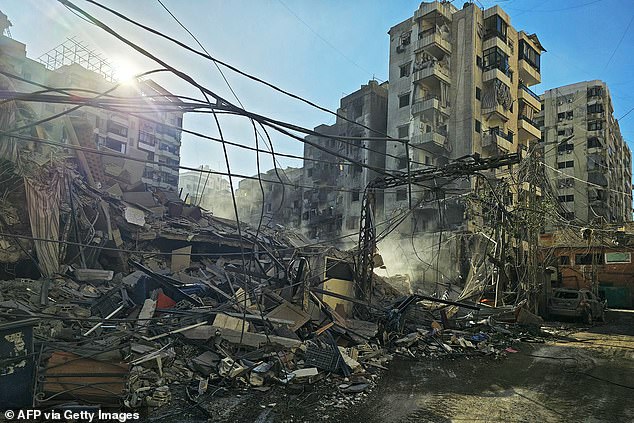 Smoke rises from Tehran's oil refinery following last night airstrike in Tehran, Iran, March 8 2026